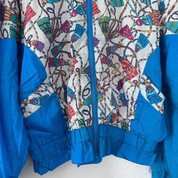 Vintage Westside Connection Women's (L) Jacket Windbreaker Y2K Blue - Picture 10 of 15